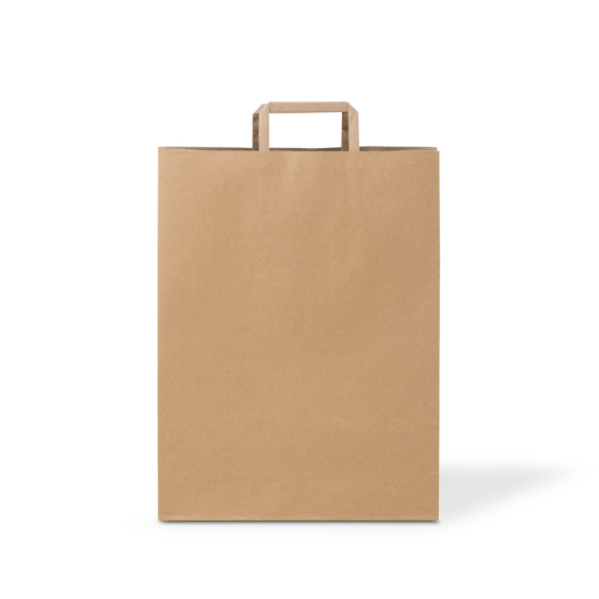Picture of FLAT HANDLE KRAFT BAG 260x150x305mm CTN/250