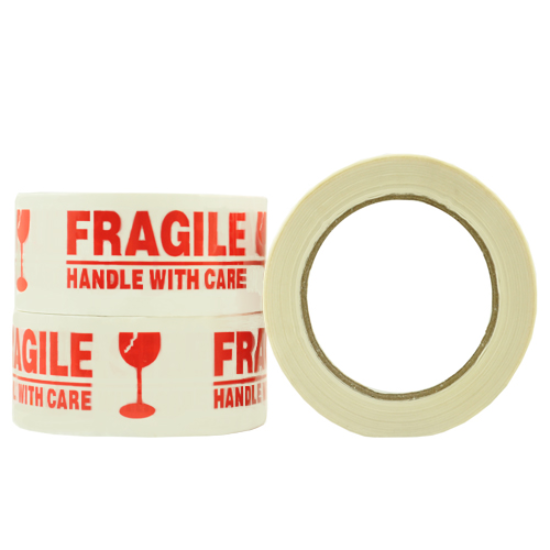Picture of FRAGILE TAPE RED / WHITE 48mm x 100M