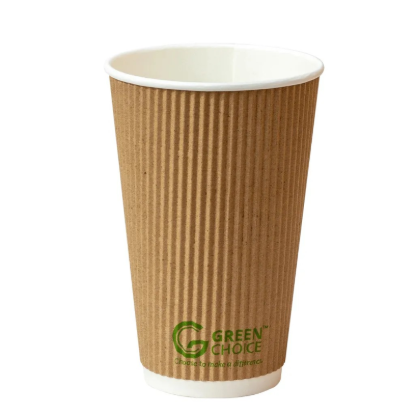 Picture of GREEN CHOICE RIPPLE WALL CUP 16oz CTN/500