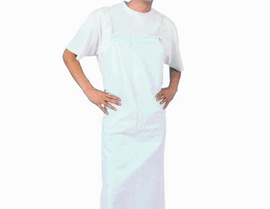 Picture of APRON REUSABLE PVC WHITE PP 900x1500mm